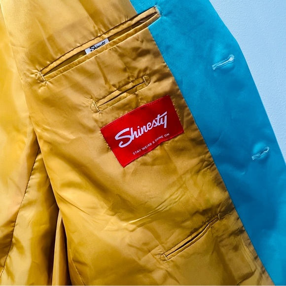 SHINESTY HIBISCUS Floral Hawaiian Derby Men’s Blazer NWT Size 56 - Picture 10 of 16